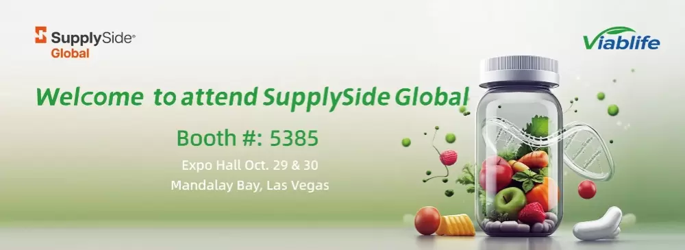 Viablife präsentiert innovative natürliche Inhaltsstoffe auf der SupplySide Global 2025